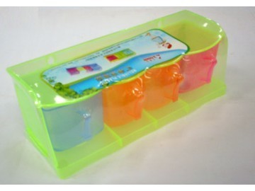 超值型四格調(diào)料盒塑料抽屜式調(diào)味盒調(diào)料罐_供應(yīng)產(chǎn)品_佛山市南海區(qū)匯來寶塑膠制品廠